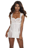 Coquette Bridal Babydoll with Matching Thong