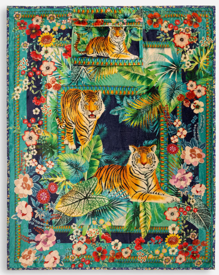 Johnny Was Tigres Travel Blanket Style H11624-1