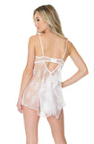 Coquette Boho Bridal Babydoll with Matching G-String