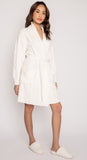 PJ Salvage Luxe Chenille Cable Knit Robe Style RKCKR - Ivory
