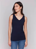Charlie B. Reversible Bamboo Cami Style C1243S - Navy