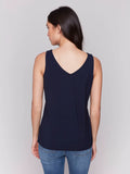 Charlie B. Reversible Bamboo Cami Style C1243S - Navy