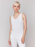 Charlie B. Reversible Bamboo Cami Style C1243S - White
