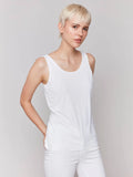 Charlie B. Reversible Bamboo Cami Style C1243S - White