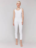 Charlie B. Reversible Bamboo Cami Style C1243S - White
