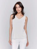 Charlie B. Reversible Bamboo Cami Style C1243S - Greige