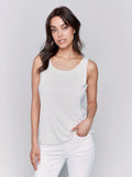Charlie B. Reversible Bamboo Cami Style C1243S - Greige