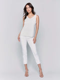 Charlie B. Reversible Bamboo Cami Style C1243S - Greige