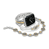 Brighton Pretty Tough Two Tone Apple Watch® Band Style W30550 - Silver/Gold