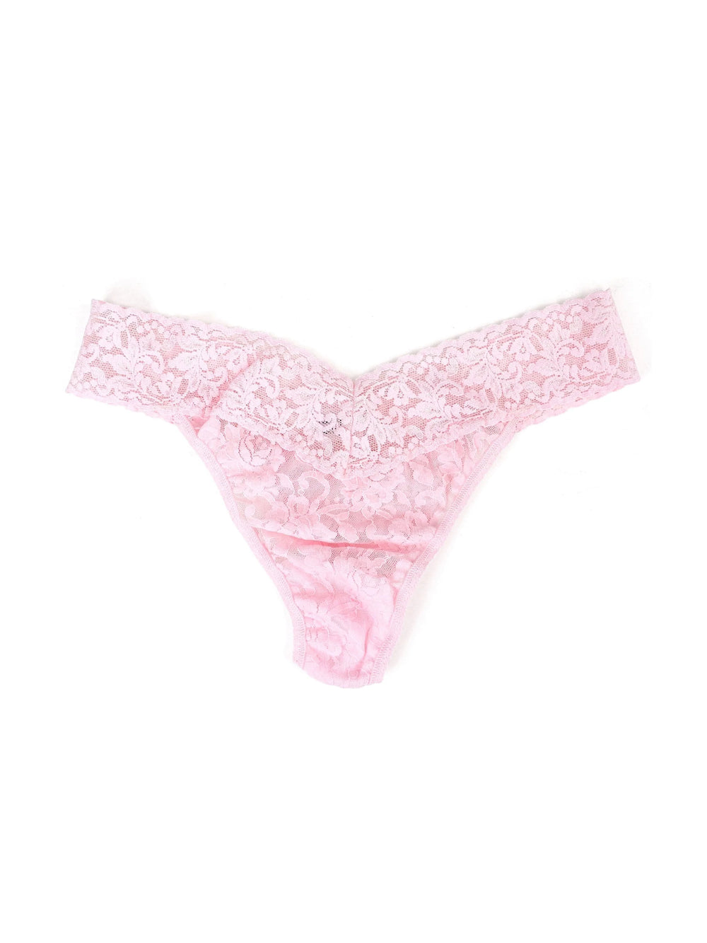 Hanky Panky Signature Lace Original Rise Thong Style 4811 - Bliss Pink