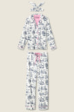 PJ Salvage Bon Voyage Flannel Set Style RUFLPJ - Ivory