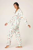 PJ Salvage Sleigh All Day Flannel Set Style RUFLPJ - Ivory