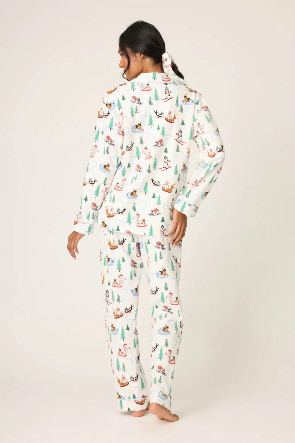 PJ Salvage Sleigh All Day Flannel Set Style RUFLPJ - Ivory