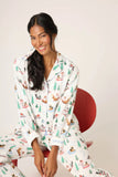 PJ Salvage Sleigh All Day Flannel Set Style RUFLPJ - Ivory