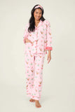 PJ Salvage Tini Time Flannel Set Style RUFLPJ - Pink