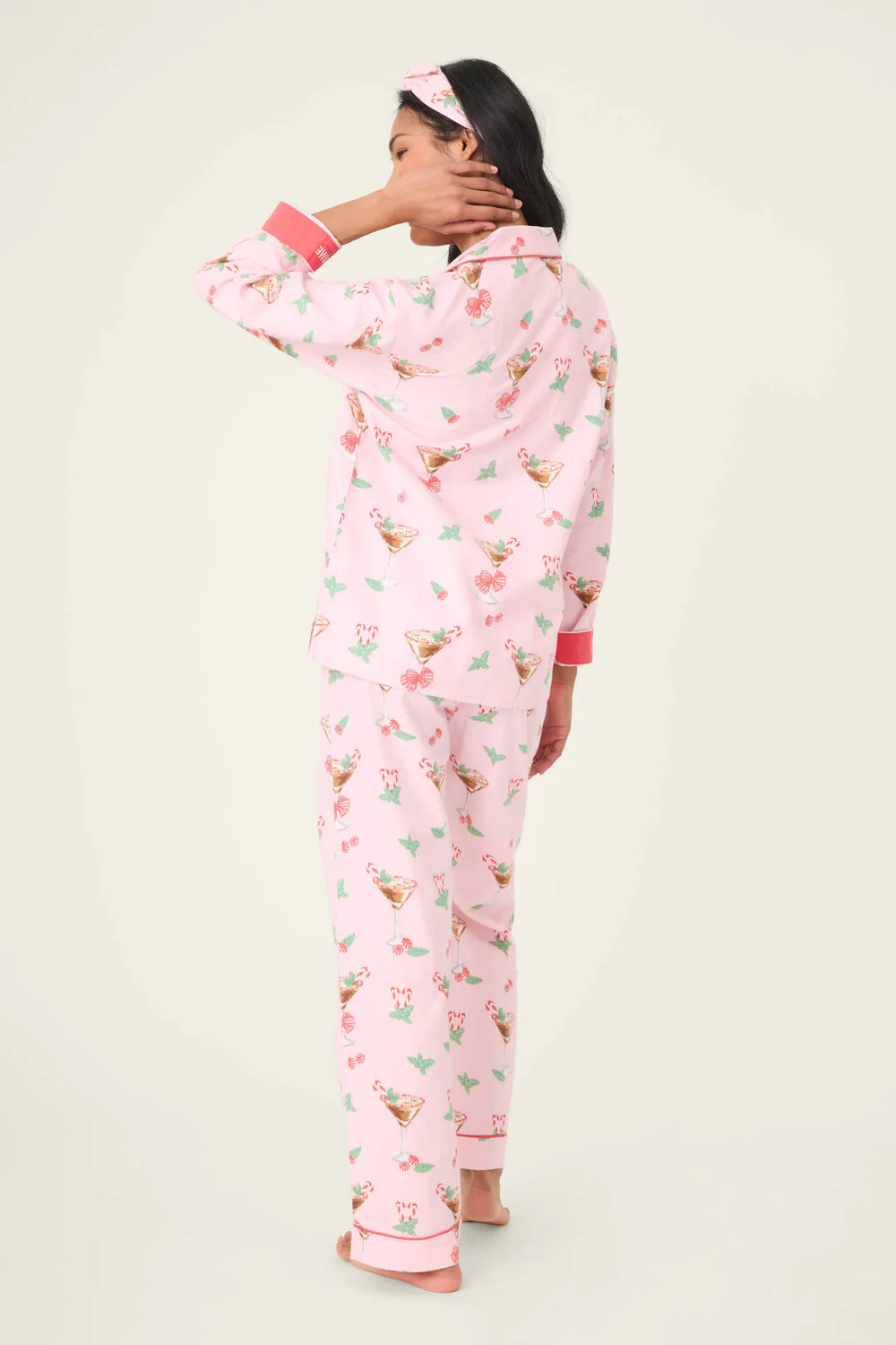 PJ Salvage Tini Time Flannel Set Style RUFLPJ - Pink
