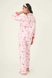 PJ Salvage Tini Time Flannel Set Style RUFLPJ - Pink
