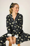 PJ Salvage Merrier With a Martini Flannel Set Style RUFLPJ - Black