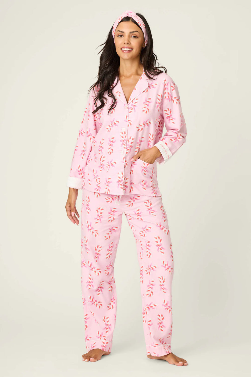 PJ Salvage Sweeter than Sugar Flannel Set Style RUFLPJ - Pink
