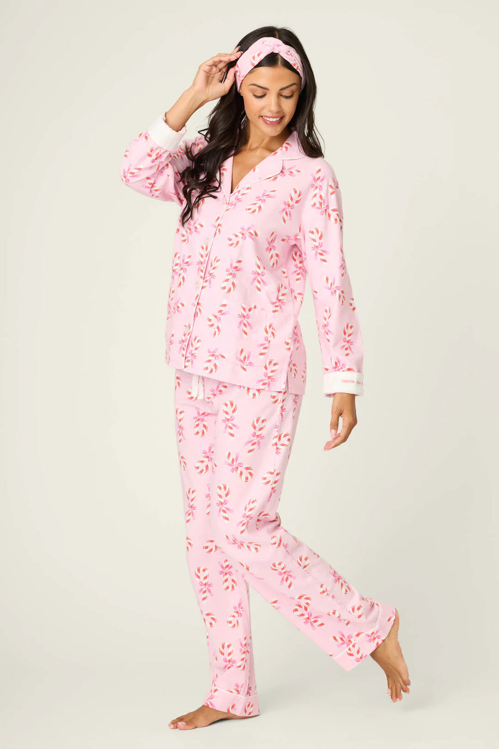 PJ Salvage Sweeter than Sugar Flannel Set Style RUFLPJ - Pink