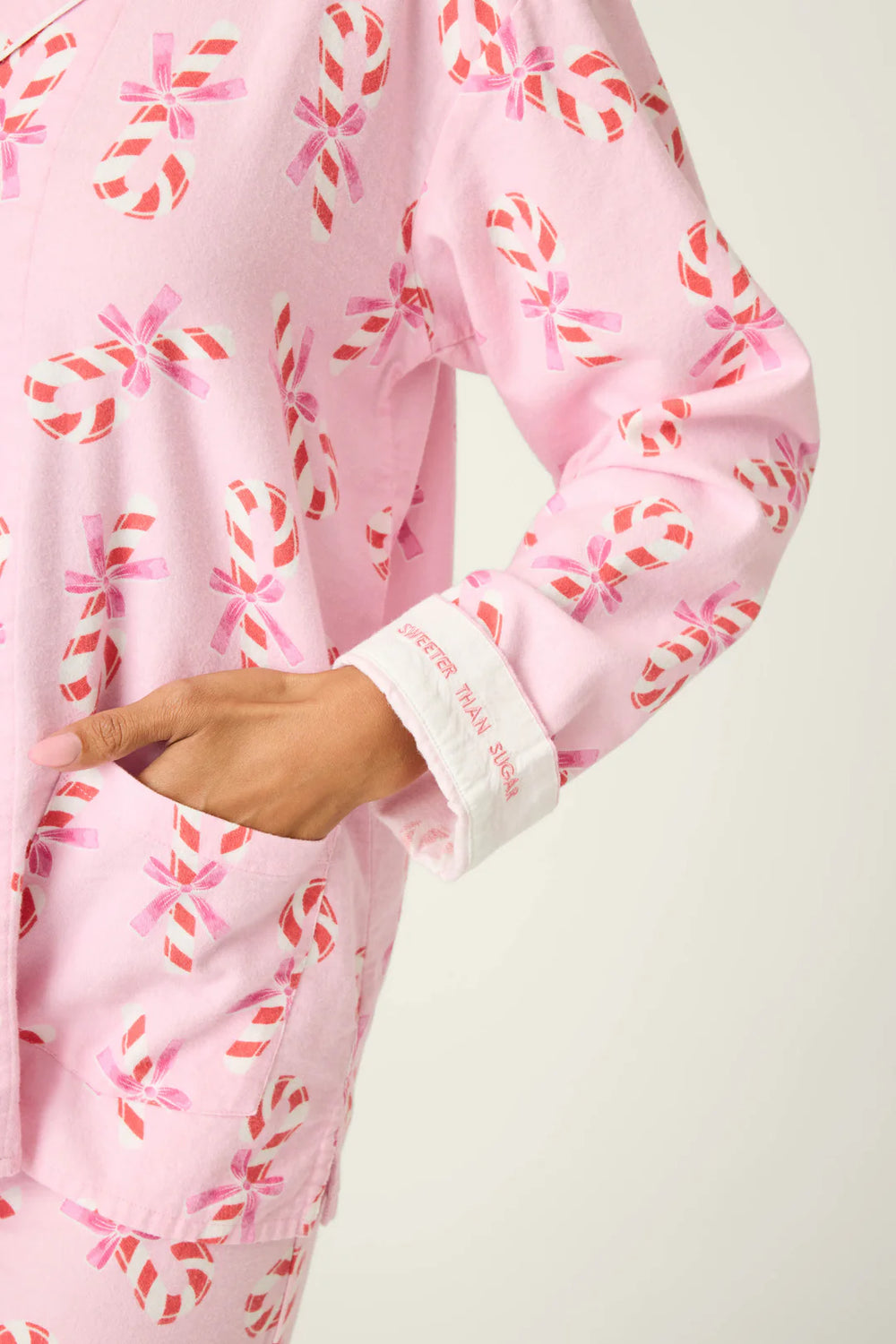 PJ Salvage Sweeter than Sugar Flannel Set Style RUFLPJ - Pink