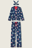 PJ Salvage Bearly Awake Flannel Set Style RUFLPJ - Navy