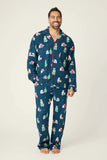 PJ Salvage Men’s Bearly Awake Flannel Set Style RVMFL - Navy