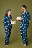 PJ Salvage Men’s Bearly Awake Flannel Set Style RVMFL - Navy