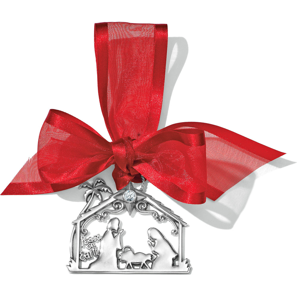 Brighton Peace on Earth Manger Christmas Ornament Style G70750