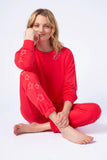 LAST ONE SZ M - PJ Salvage All American Lounge Set Style ROAASET - Cherry