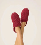 LAST ONE SZ L - PJ Salvage Bootie Cable Knit Slide Slippers Style RKCKSL - Port