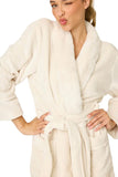 PJ Salvage Luxe Plush Robe Style R7LPR - Natural