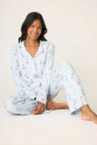 PJ Salvage Doggone Cold Pointelle Butter Jersey Set Style RUDCPJ - Blue Haze