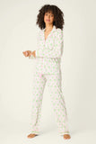 PJ Salvage Playful Prints Island Time Long PJ Set Style RXPPST2 - Ivory