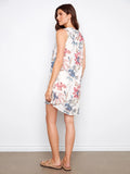 Charlie B. Henley Sleeveless Dress Style C3260D -  Watercolor Floral