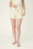 PJ Salvage Short Sleeve La Dolce Spritz Lemon Set Style RYLDST - Ivory