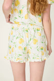 PJ Salvage Short Sleeve La Dolce Spritz Lemon Set Style RYLDST - Ivory