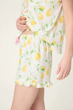 PJ Salvage Short Sleeve La Dolce Spritz Lemon Set Style RYLDST - Ivory