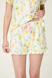 PJ Salvage Short Sleeve La Dolce Spritz Lemon Set Style RYLDST - Ivory