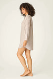 PJ Salvage Luxe Leopard Nightshirt Style RXLUNS - Light Beige
