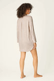 PJ Salvage Luxe Leopard Nightshirt Style RXLUNS - Light Beige