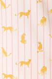 PJ Salvage Afterparty Cheetah Charm 100% Cotton Poplin Pajama Set Style R7APST - Sunset Rose