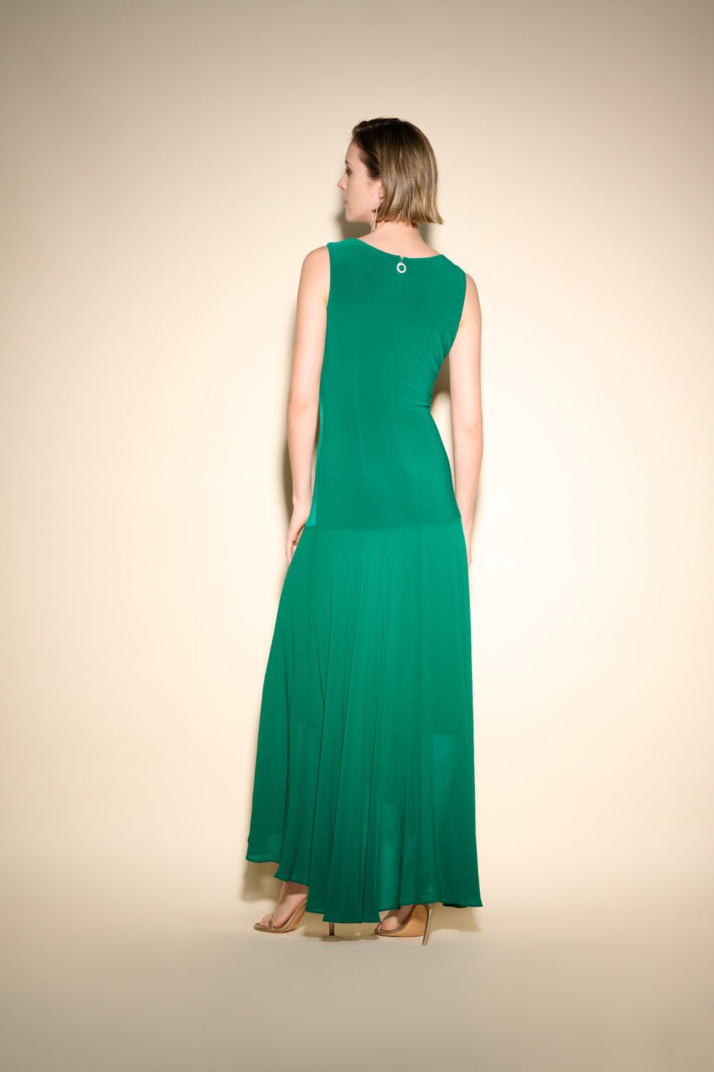 LAST ONE SZ 10 - Joseph Ribkoff Emerald Green Dress Style 233721 - True Emerald