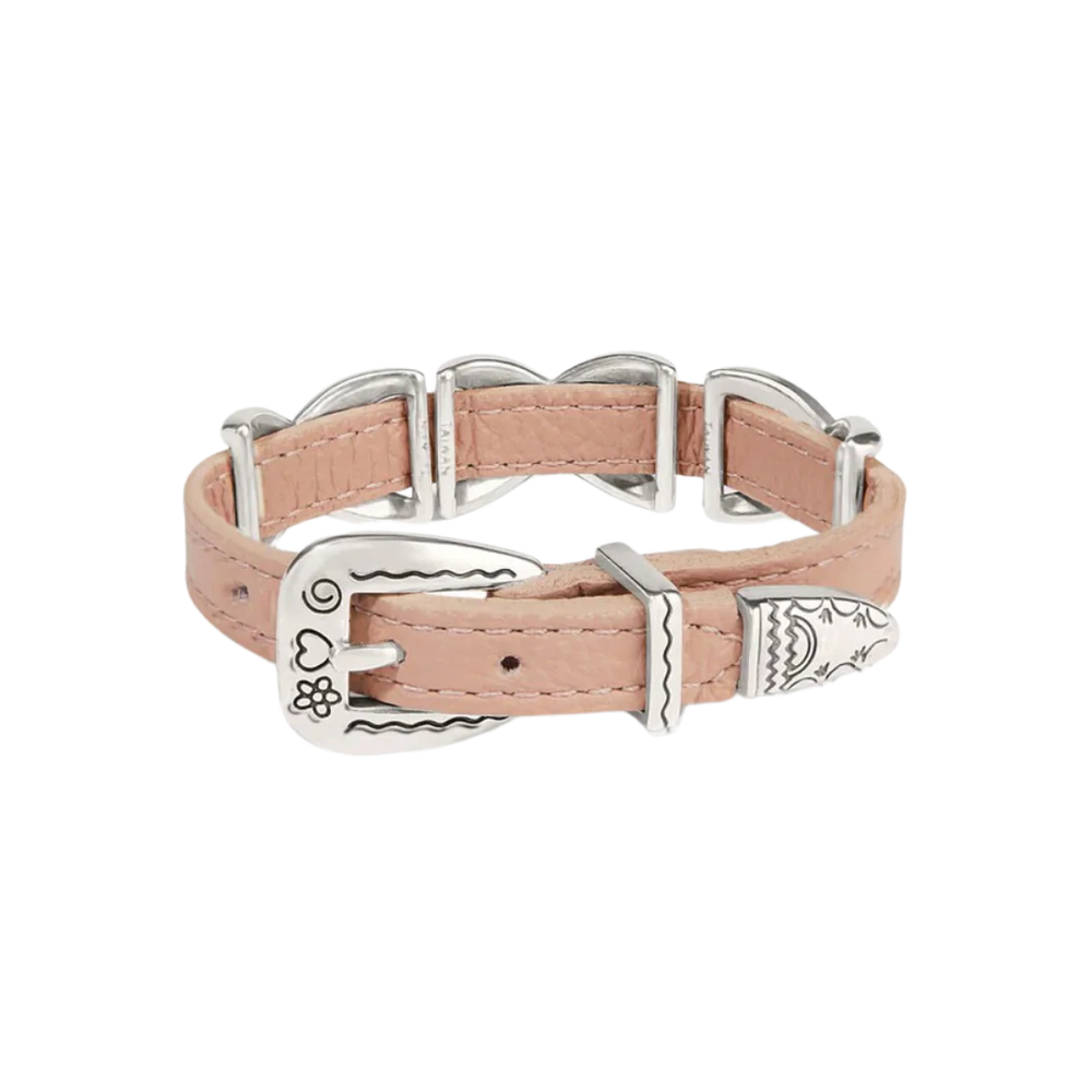 Brighton Kriss Kross Etched Bandit Bracelet Style 07903H - Pink Sands
