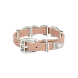 Brighton Kriss Kross Etched Bandit Bracelet Style 07903H - Pink Sands