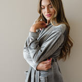 MINKY STRETCH LUXE ROBES: Mirage / Small