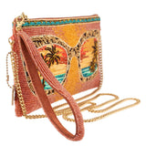 Mary Frances Hand Beaded On the Horizon Mini Crossbody Bag