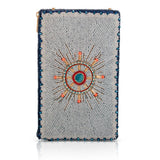 Mary Frances Keep It Steady Anchor Nautical Beaded Crossbody Phone Bag