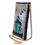Mary Frances On Board Beaded Cruise Ship Crossbody Phone Bag