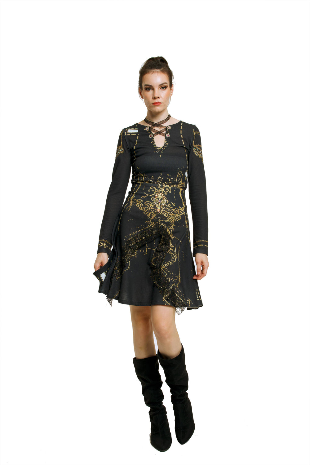 IPNG Paper Dolls Shirt - Multi/Black